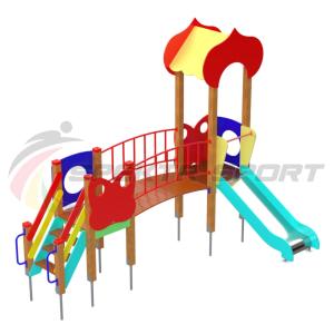 Купить Детский игровой комплекс Полянка ДИК 1603 в Сусумане 